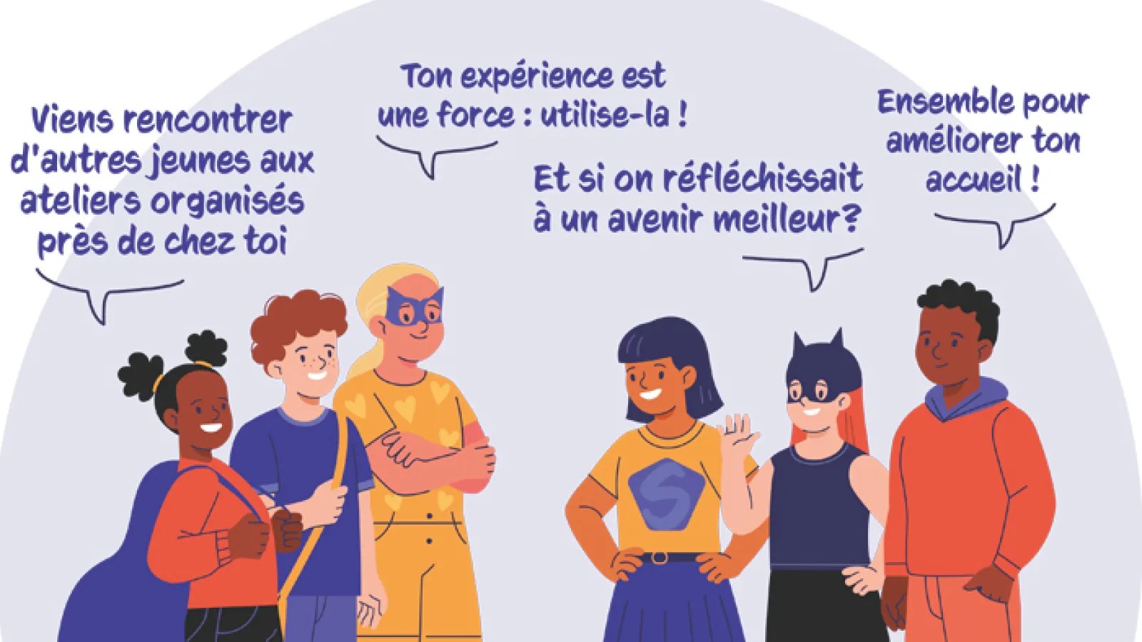Enfant accompagné par une travailleuse sociale dans le cadre de l'aide sociale à l'enfance