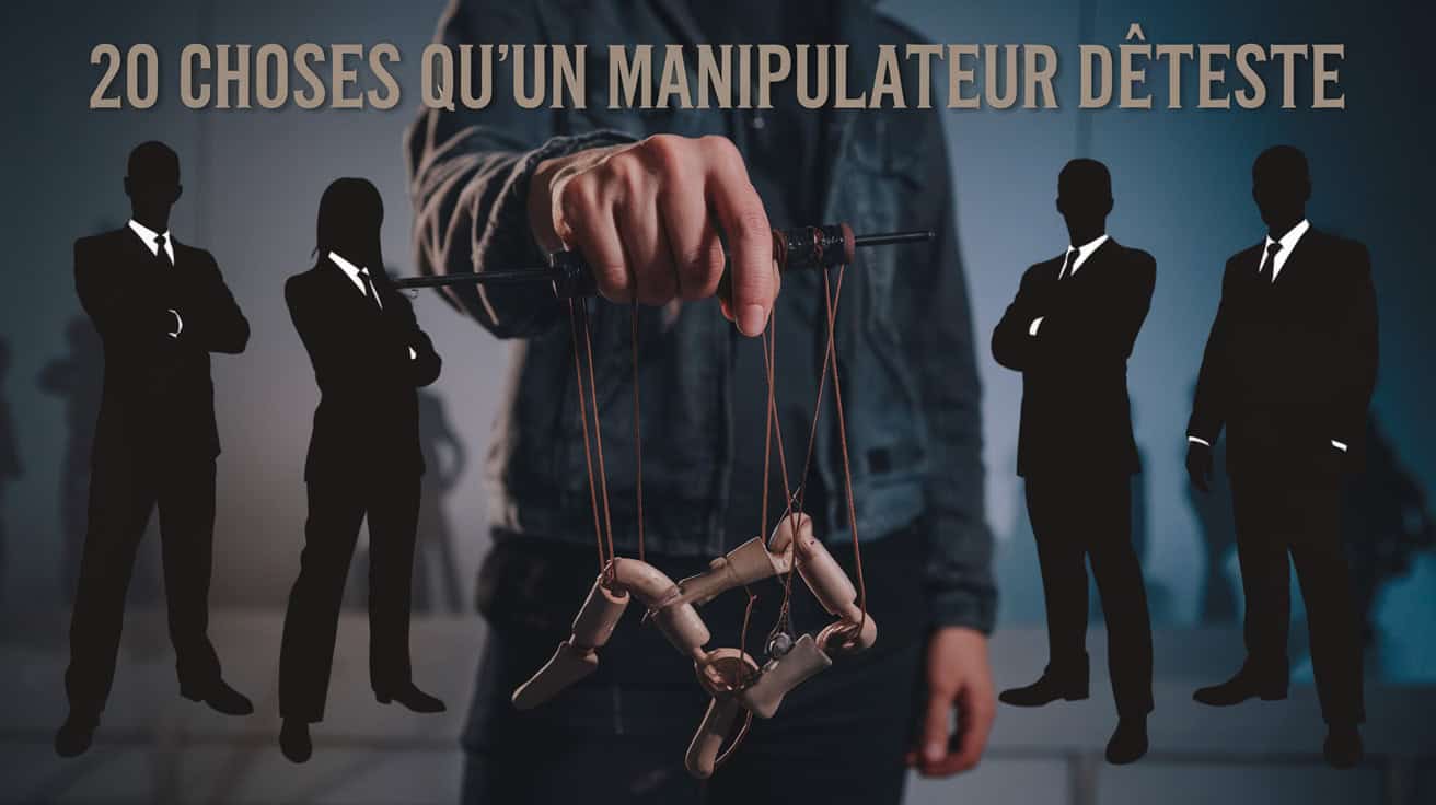 Personne qui pose une limite face à un manipulateur lors d'une discussion tendue